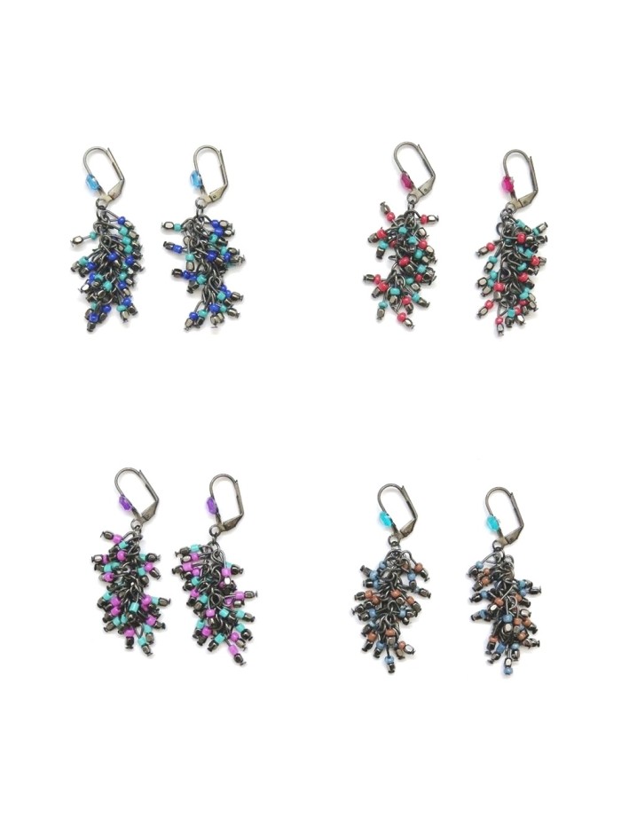 Pendientes PENJAN588N - Pack de 4 colores