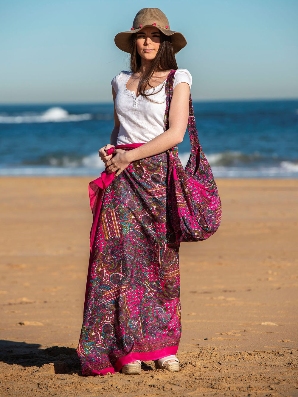 Sac à bandoulière en coton CDT234B