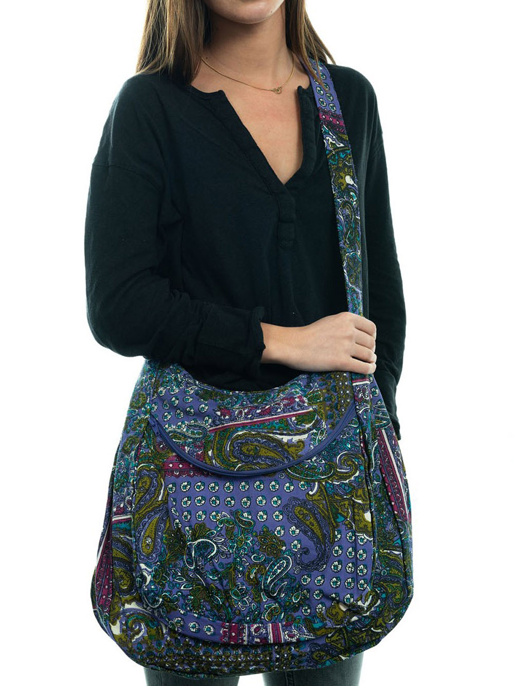 Sac à bandoulière en coton CDT234B