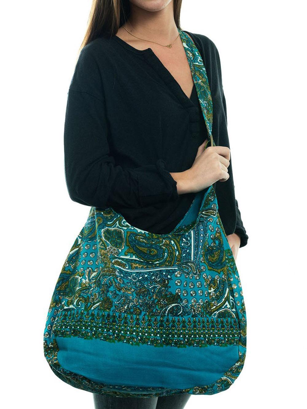 Bolso-bandolera de algodón CDT234B
