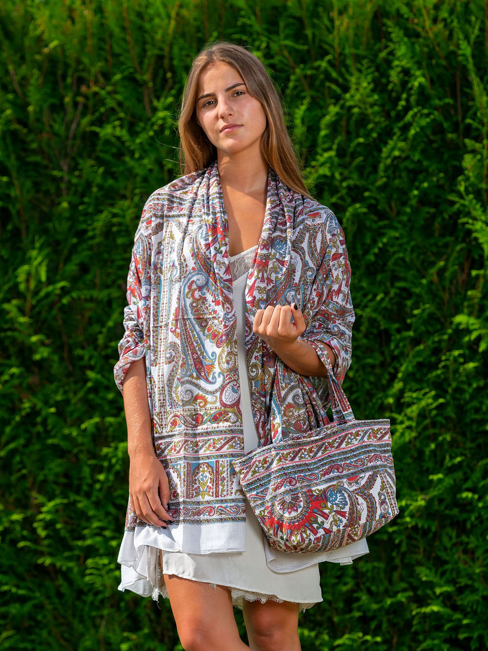 Trousse de toilette-sac en coton CDT261B2
