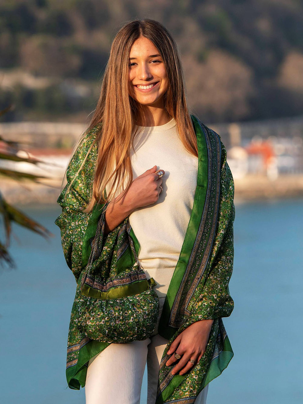 Bolso de seda CDT231B