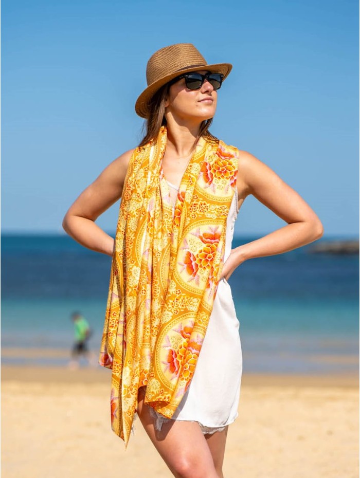 Viscose shawl-sarong RYGEOC1