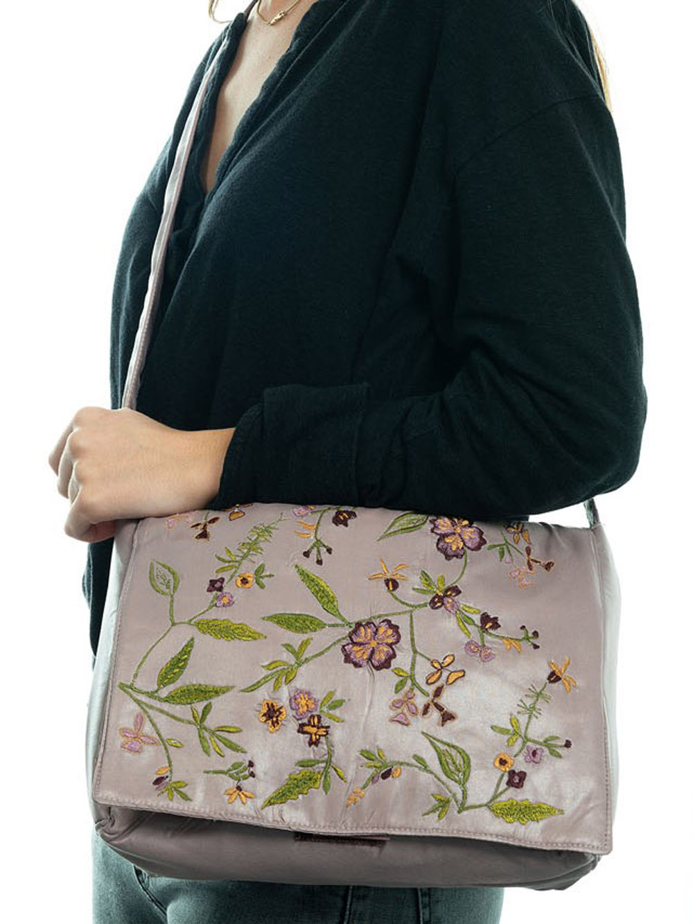 Embroidered bag-shoulder bag NYFLORB2