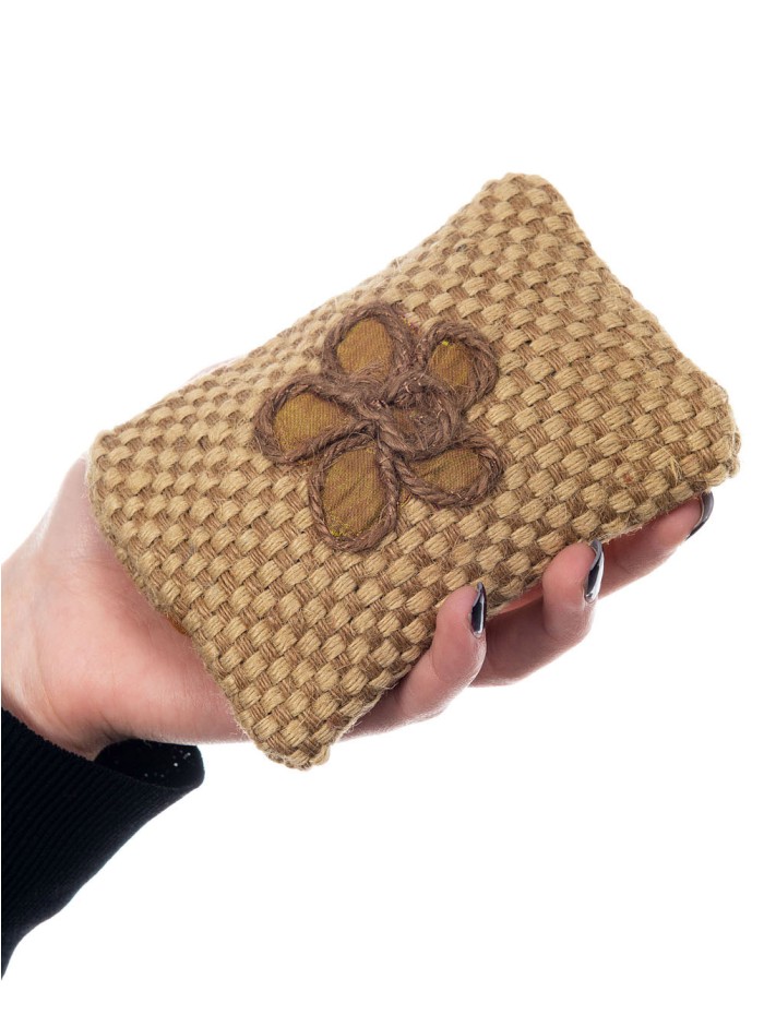 Porte-monnaie en jute CDT90M
