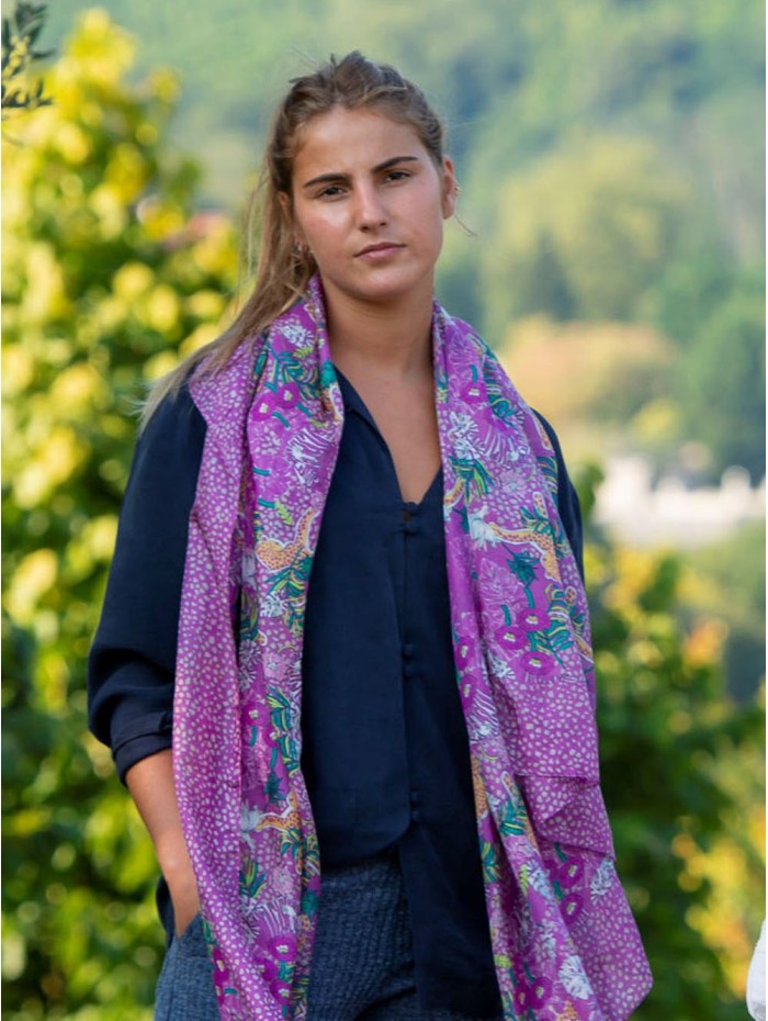 Foulard en soie ASK214C