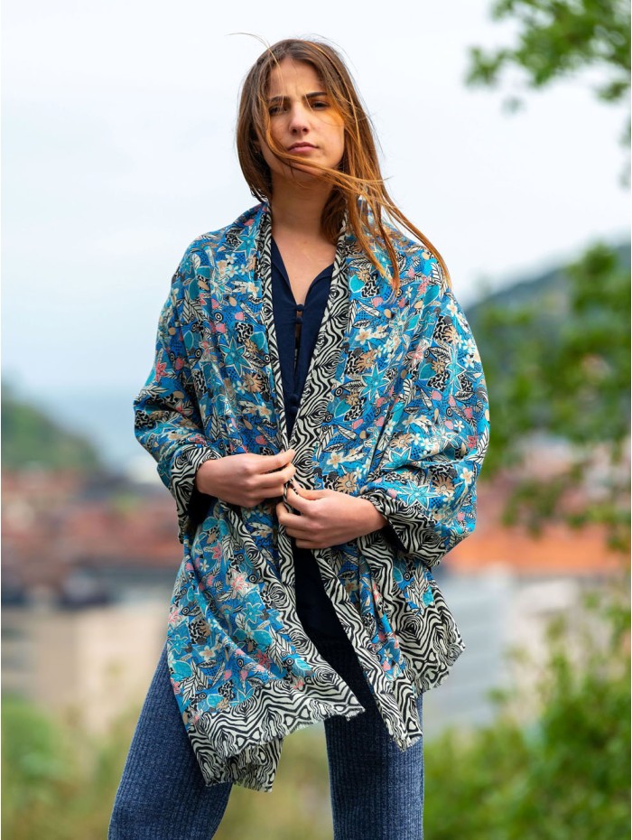 Wool and silk scarves ASW22F