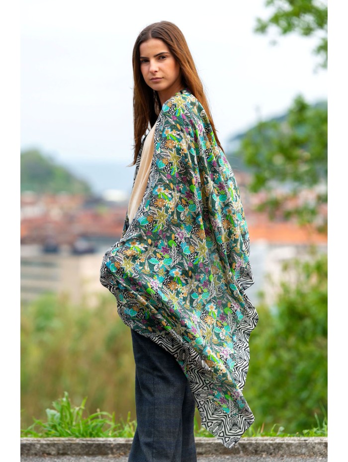 Wool and silk scarves ASW22F