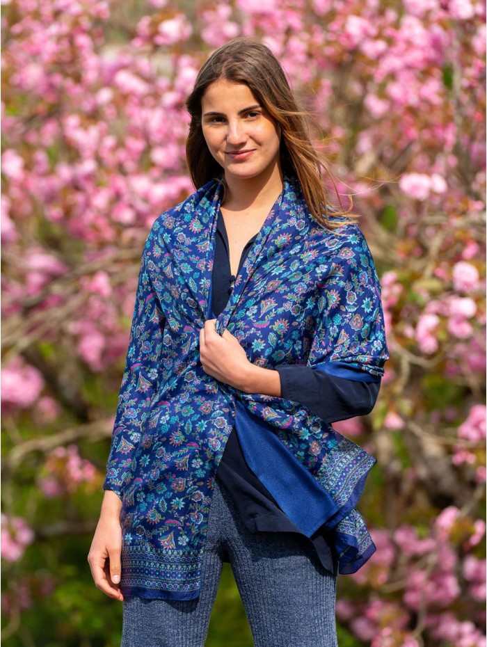 Foulard double en soie ASK76CD