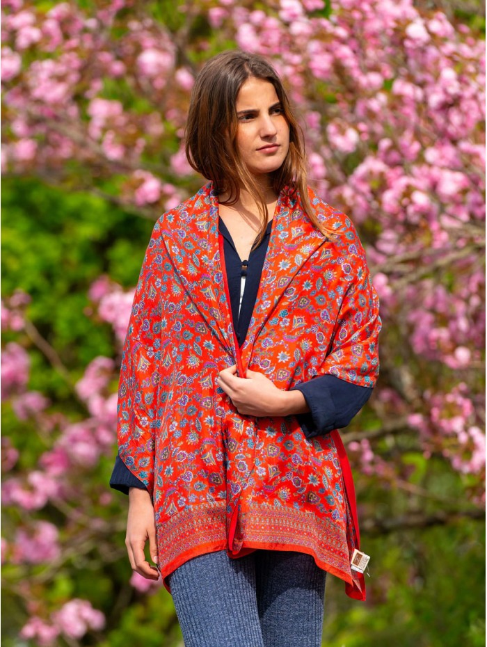 Foulard double en soie ASK76CD
