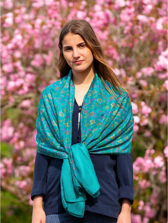 Foulard double en soie ASK76CD