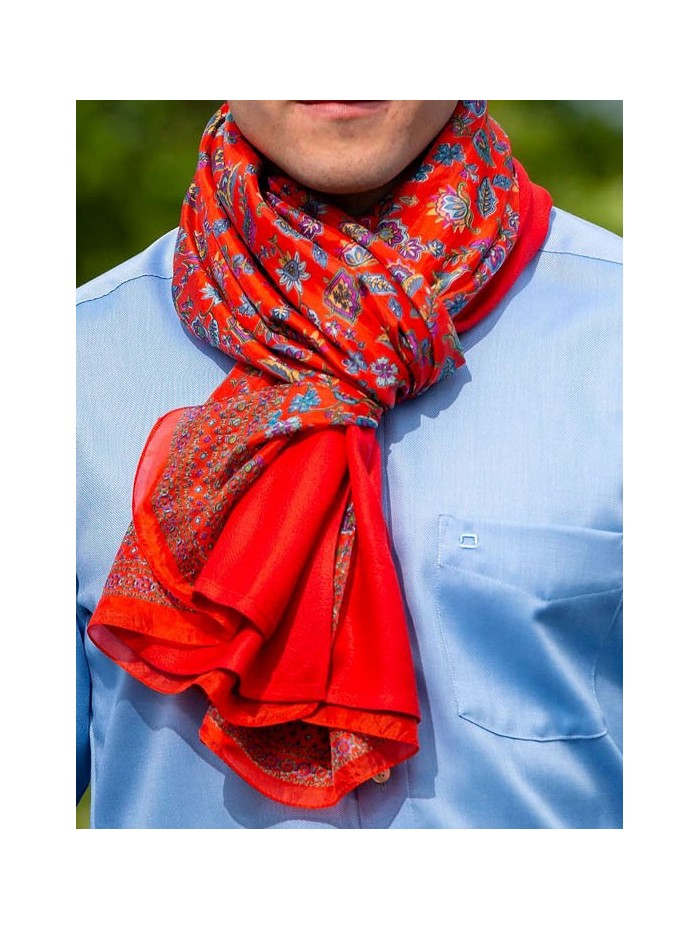 Foulard double en soie ASK76CD