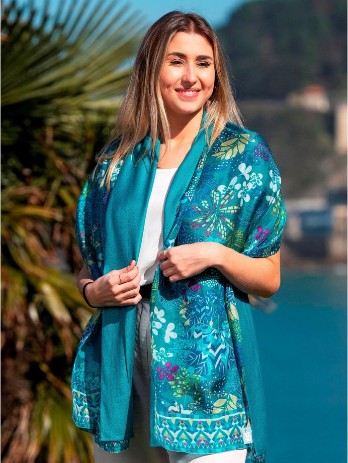 Foulard double en soie ASK181CD