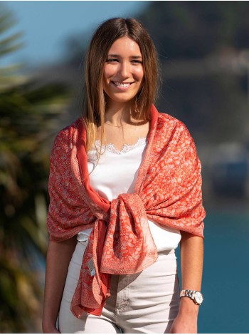 Foulard double en soie ASK194CDA