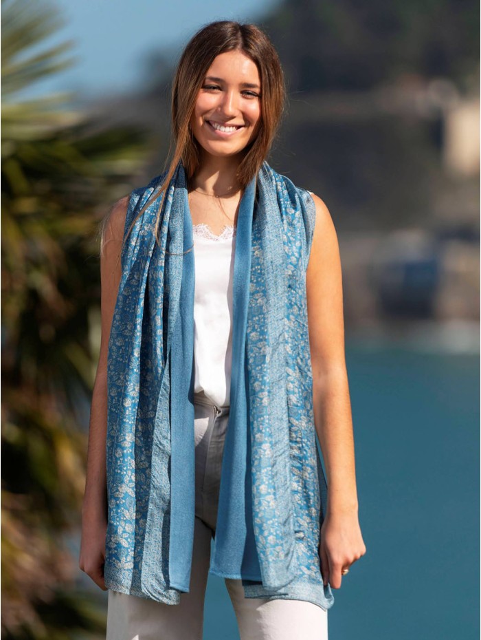Foulard double en soie ASK194CDA