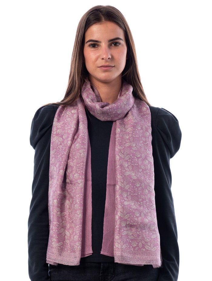 Foulard double en soie ASK194CDA