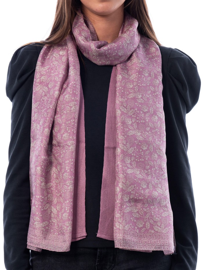 Foulard double en soie ASK194CDA