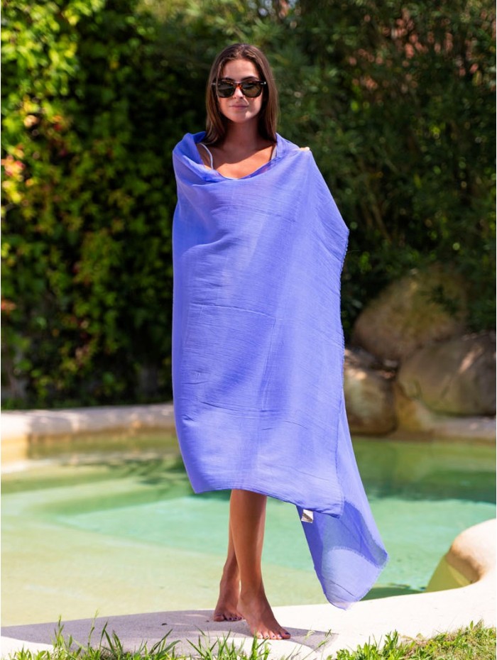 Cotton plain shawl-sarong ACTBIRIS