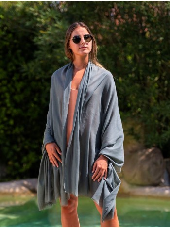 Plain cotton scarf ACTGREEND