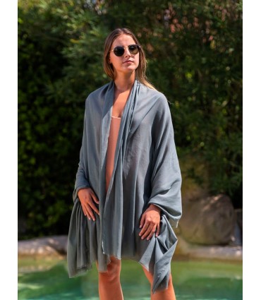 Foulard uni coton ACTGREEND