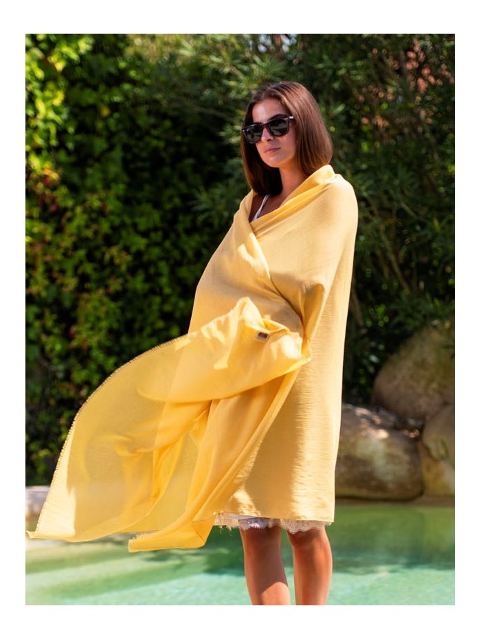 Plain cotton scarf ACTRATTAN