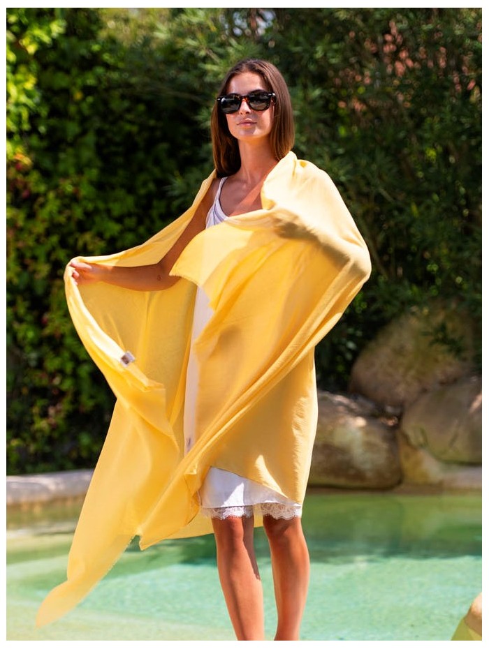 Plain cotton scarf ACTRATTAN