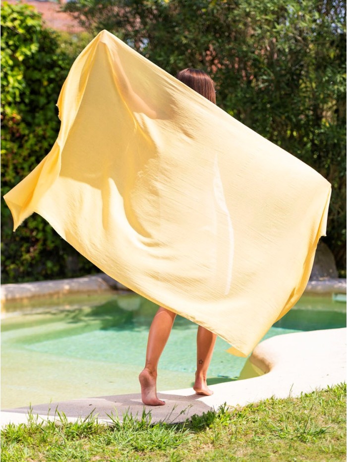 Plain cotton scarf ACTRATTAN