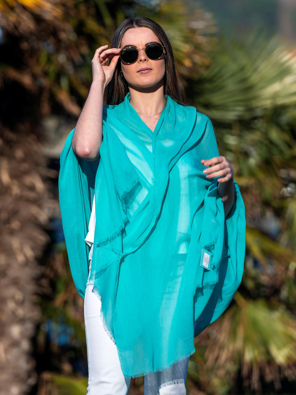 Foulard uni coton ACTBANGEL