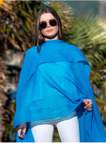 Foulard uni coton ACTBDANUBE