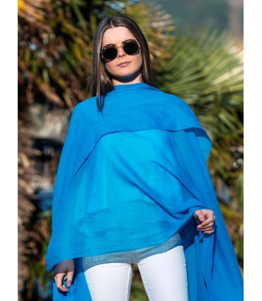 Foulard uni coton ACTBDANUBE