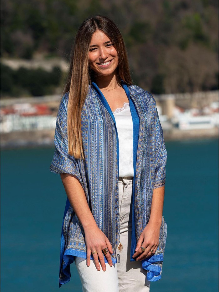 Foulard double en soie ASK123CDB