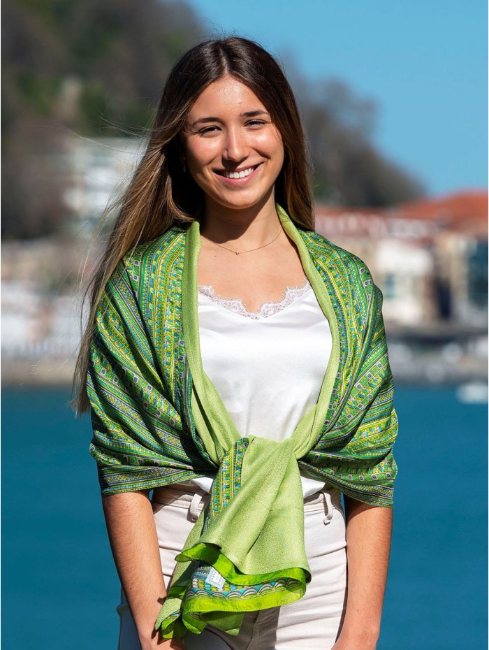 Foulard double en soie ASK123CDB