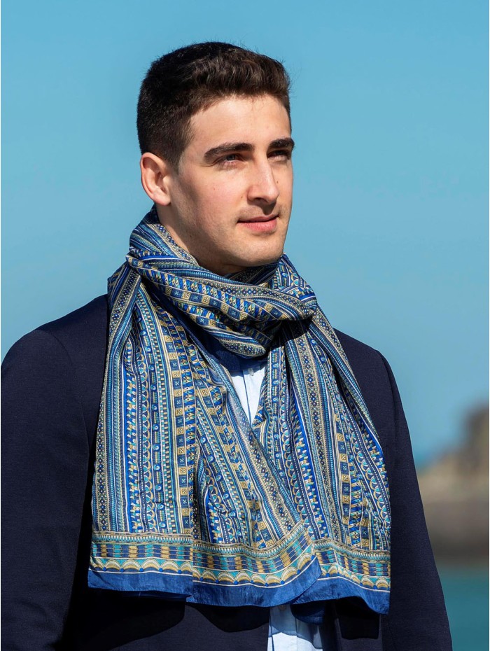 Foulard double en soie ASK123CDB
