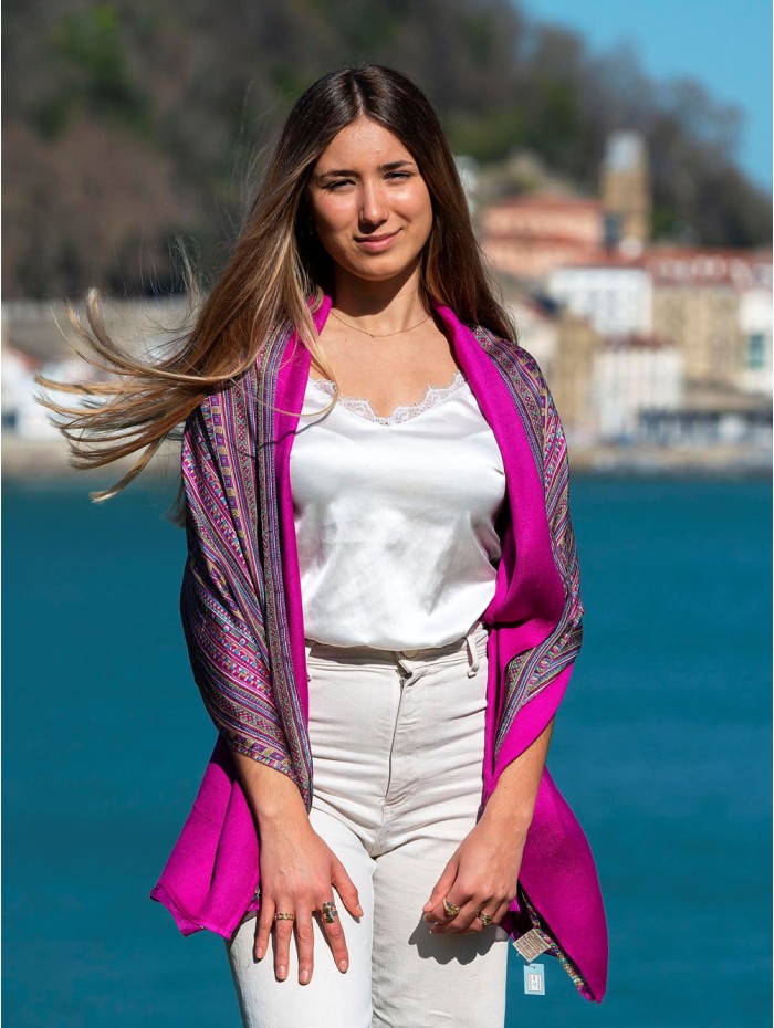 Foulard double en soie ASK123CDB