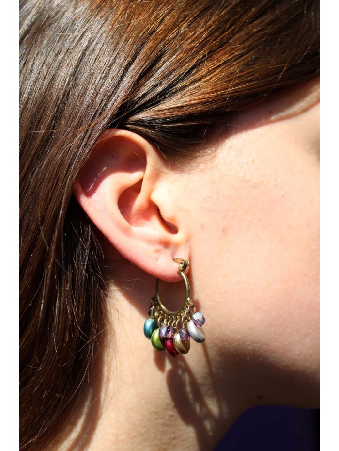 Pendientes PENJAN488 - Pack de 4 colores