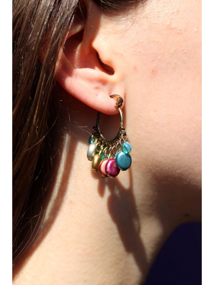 Pendientes PENJAN488 - Pack de 4 colores