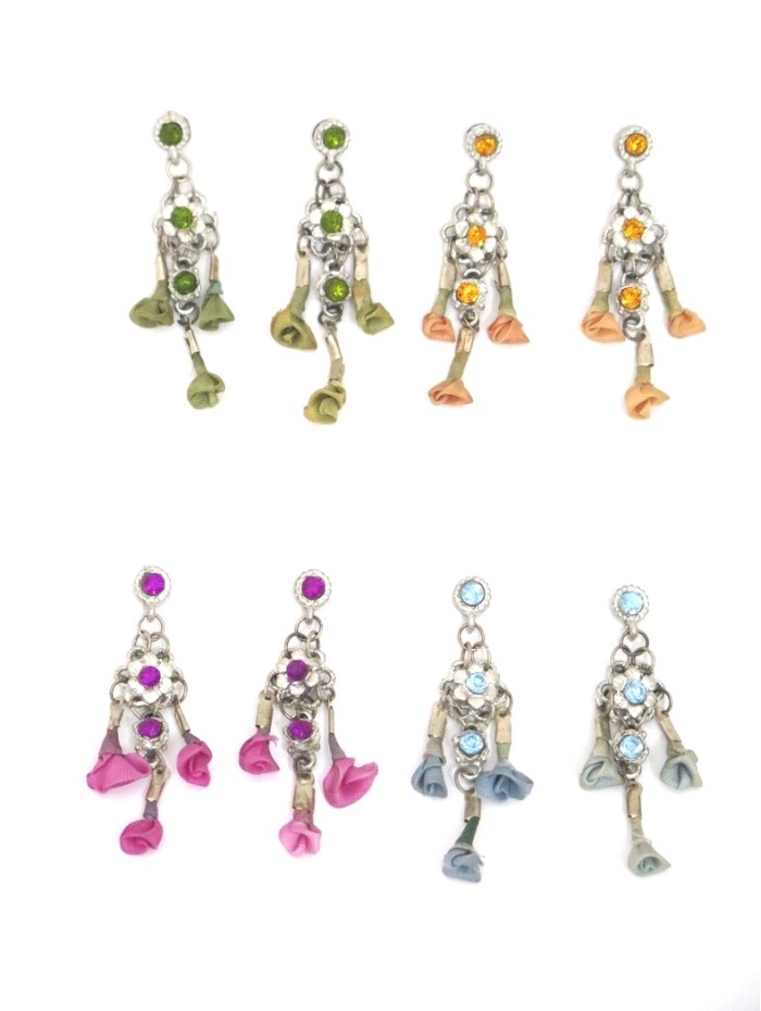 Earrings PENJAN207 - Pack of 4 colors