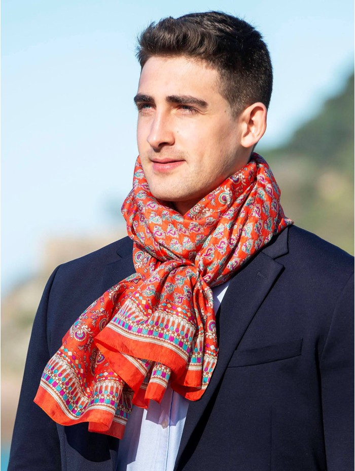 Foulard en soie ASK130C
