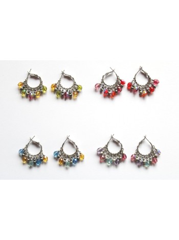 Pendientes PENJAN483P - Pack de 4 colores