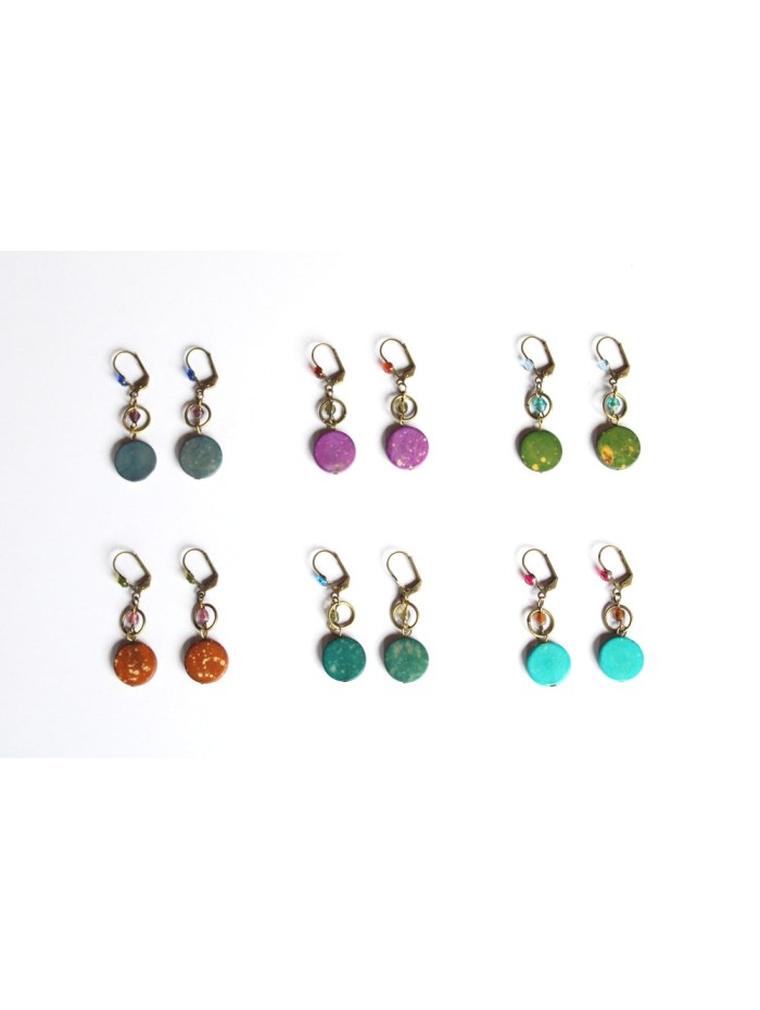 Earrings PENJAN375 - Pack of 6 colors