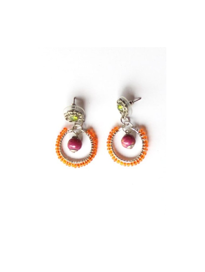 Boucles d'oreilles PENJAN328 - Pack de 4 couleurs