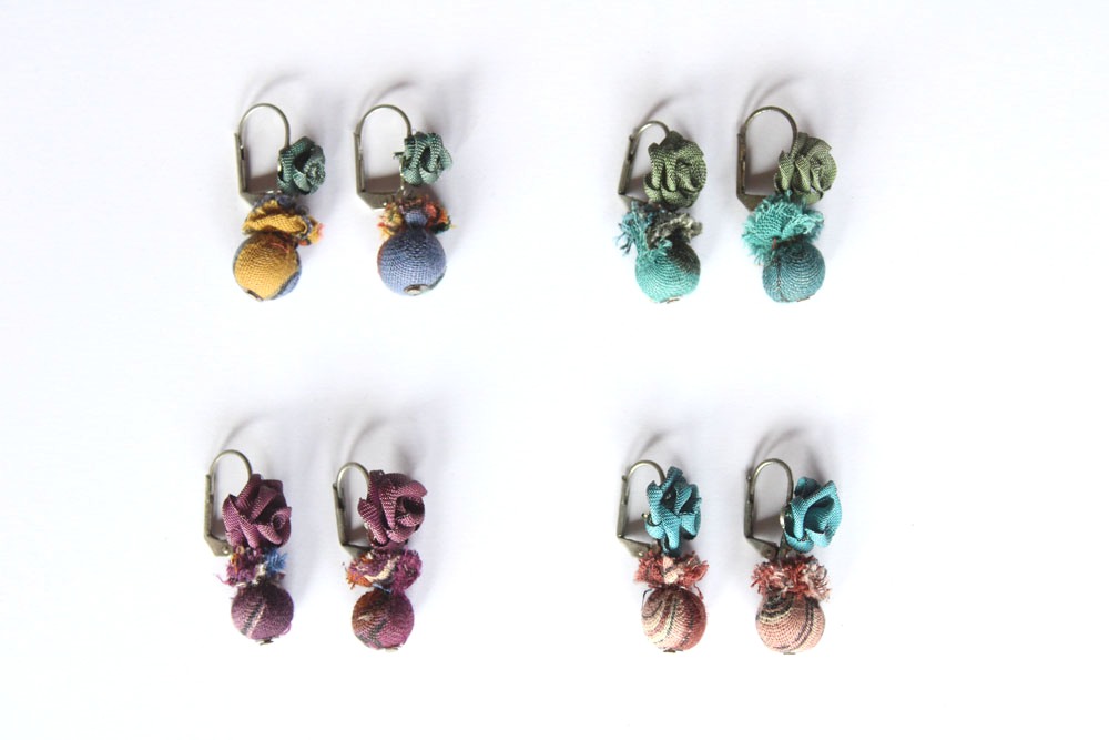 Earrings PENJAN296 - Pack of 4 colors