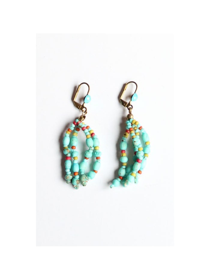 Boucles d'oreilles PENJAN38 - Pack de 4 couleurs
