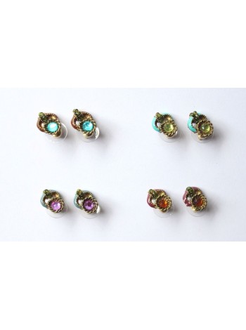 Pendientes PENJAN251 - Pack de 4 colores