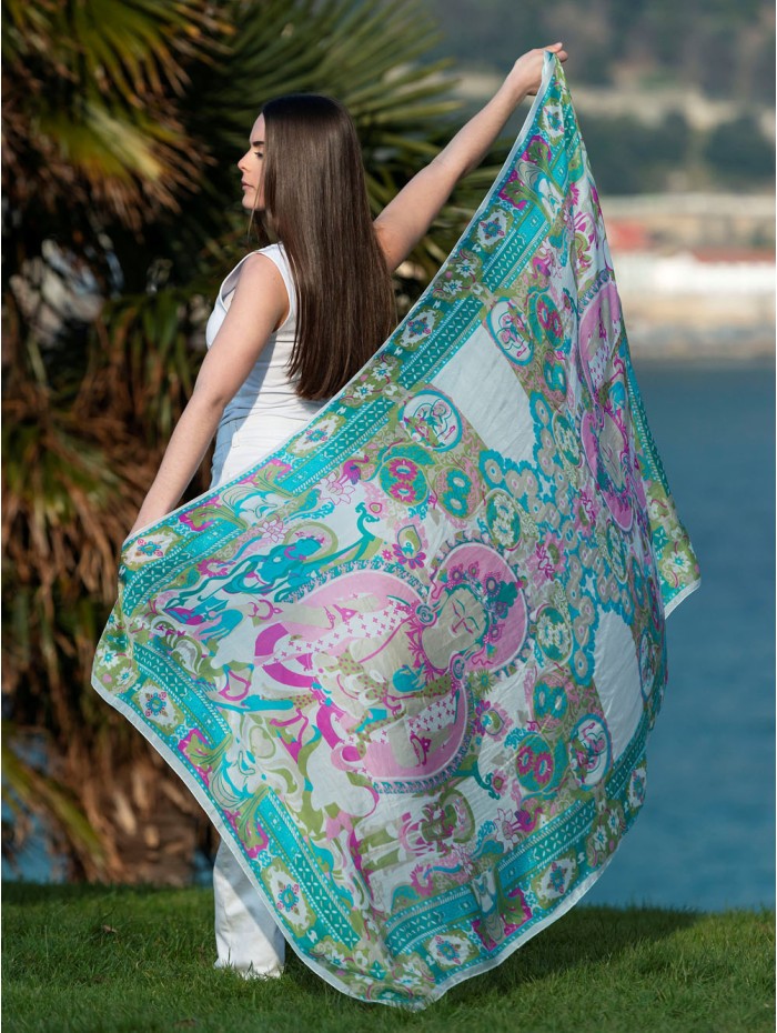Foulard en soie ASK136C