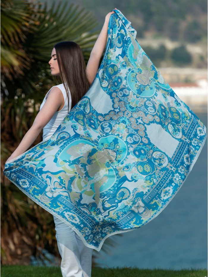 Foulard en soie ASK136C