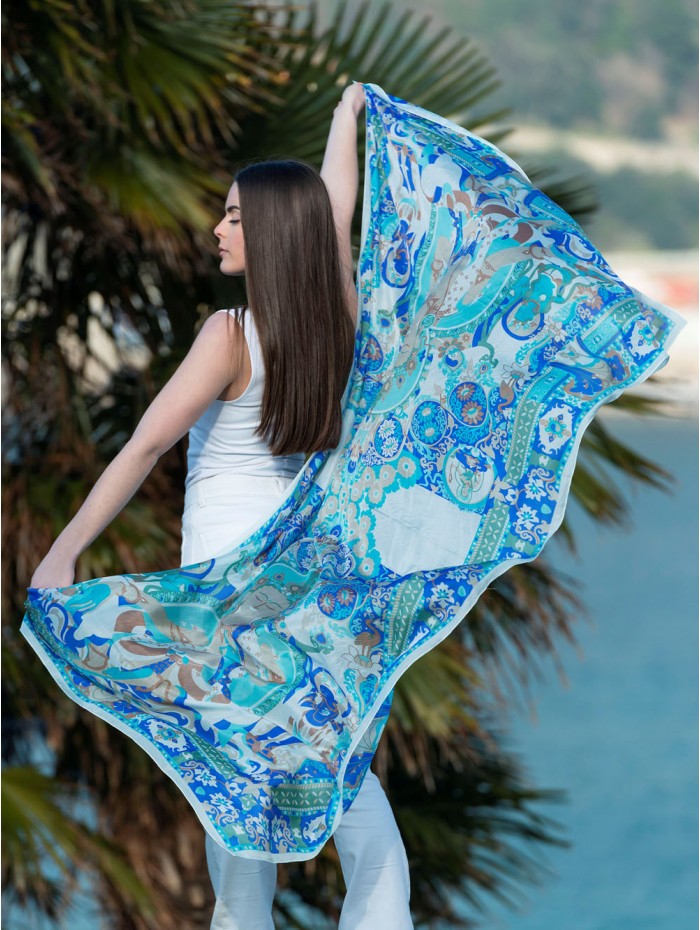 Foulard en soie ASK136C