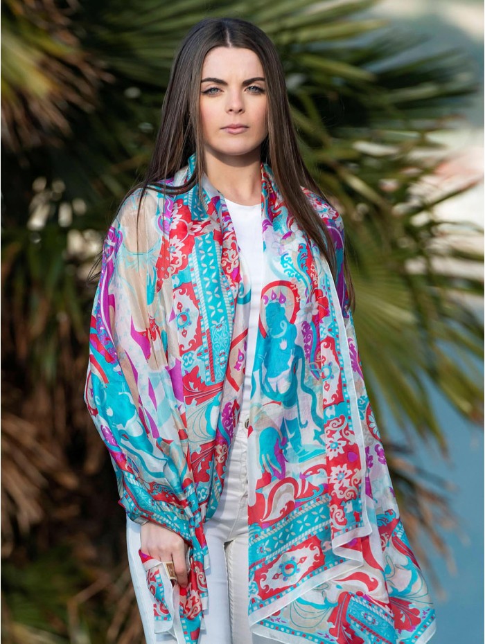 Foulard en soie ASK136C