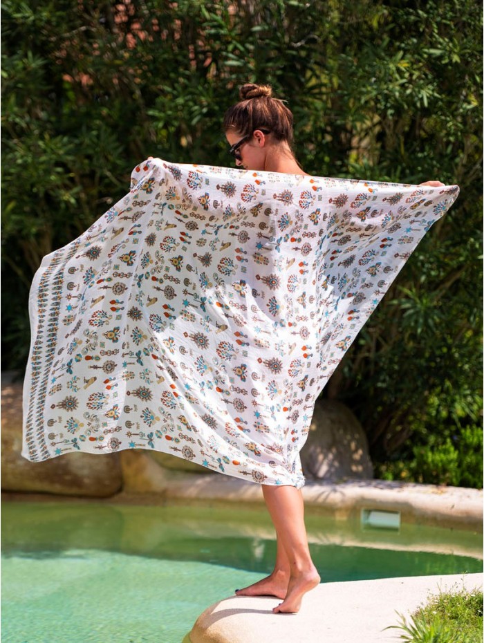 Foulard en soie ASK139C