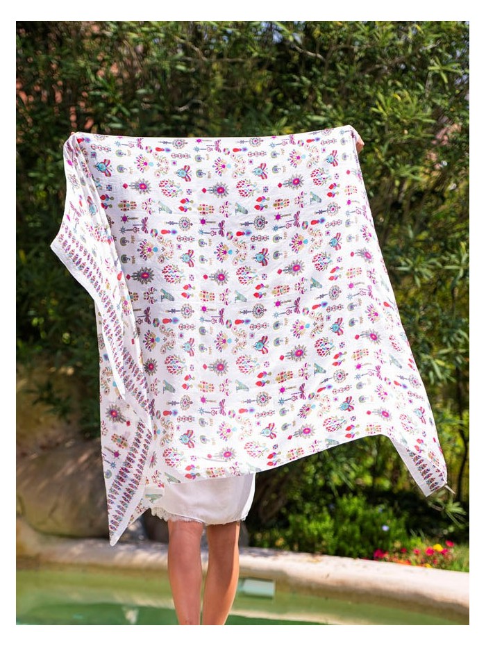 Foulard en soie ASK139C